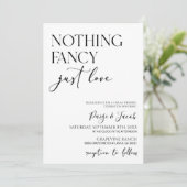 ミニマファンシーリストを愛すカジュアルる結婚ものは 招待状 (スタンド正面)