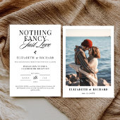 ミニマファンシーリストを愛すカジュアルる結婚ものは 招待状