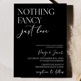 ミニマファンシーリストを愛すカジュアルる結婚ものは 招待状