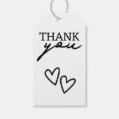 ミニマファンシーリストを愛す結婚るもの ギフトタグ (正面)