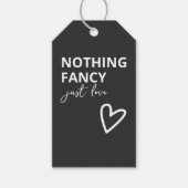 ミニマファンシーリストを愛す結婚るもの ギフトタグ (正面)