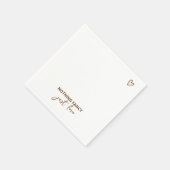 ミニマファンシーリストを愛す結婚るもの スタンダードカクテルナプキン (角)