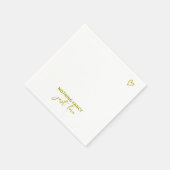 ミニマファンシーリストを愛す結婚るもの スタンダードカクテルナプキン (角)