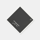 ミニマファンシーリストを愛す結婚るもの スタンダードカクテルナプキン (角)