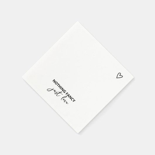 ミニマファンシーリストを愛す結婚るもの スタンダードカクテルナプキン (角)