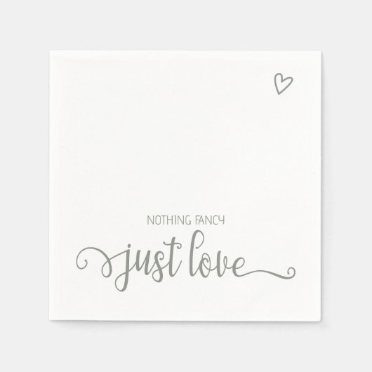 ミニマファンシーリストを愛す結婚るもの スタンダードカクテルナプキン (正面)