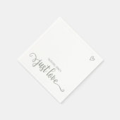 ミニマファンシーリストを愛す結婚るもの スタンダードカクテルナプキン (角)