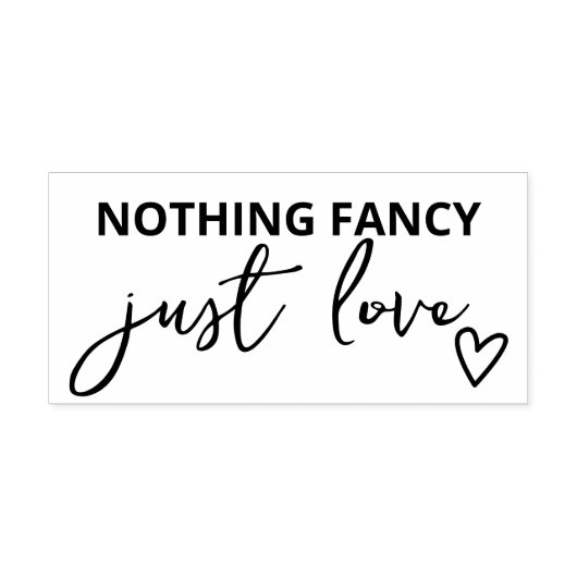 ミニマファンシーリストを愛す結婚るもの セルフインキングスタンプ (デザイン)