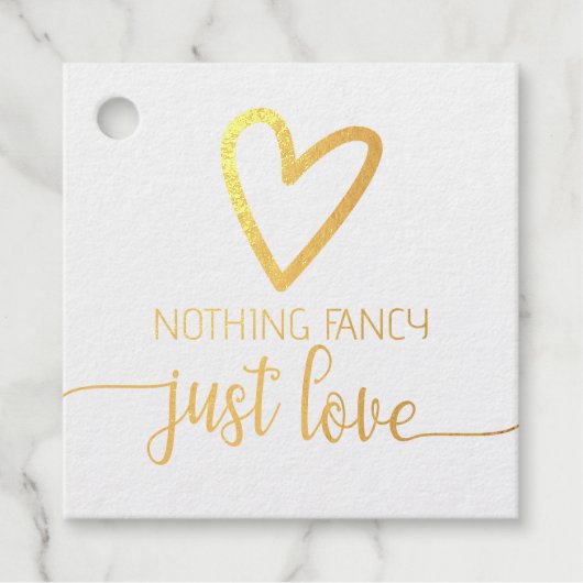 ミニマファンシーリストを愛す結婚るもの フェイバータグ (正面)