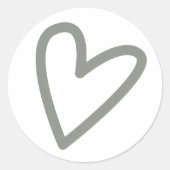 ミニマファンシーリストを愛す結婚るもの ラウンドシール (正面)