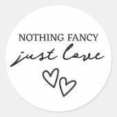 ミニマファンシーリストを愛す結婚るもの ラウンドシール (正面)