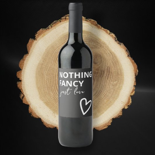 ミニマファンシーリストを愛す結婚るもの ワインラベル