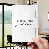 ミニマファンシーリストを愛す結婚るもの 招待状ベリーバンド