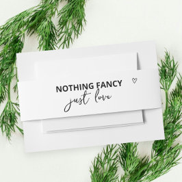 ミニマファンシーリストを愛す結婚るもの 招待状ベリーバンド