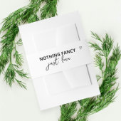 ミニマファンシーリストを愛す結婚るもの 招待状ベリーバンド