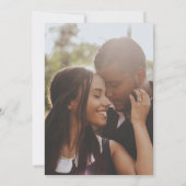 ミニマファンシーリストを愛す結婚るもの 招待状 (裏面)