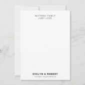 ミニマフォーマルリストファンシーNothing Just結婚 Love 招待状 (正面)