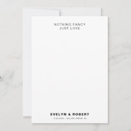 ミニマフォーマルリストファンシーNothing Just結婚 Love 招待状