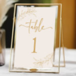 ミニマミニマルリストベージュ金ゴールドブランチ結婚リーフ テーブルナンバー<br><div class="desc">ミニマルミニマルリストのベージュ金ゴールドブ結婚ランチリーフのテーブル番号！</div>