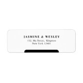 ミニマメリーリストが一緒に結婚のクリスマス ラベル (正面)