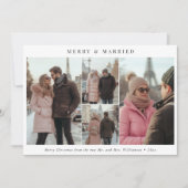 ミニマメリーリストと結婚したクリスマス4の写真 シーズンカード (正面)