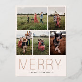 ミニマメリーリスト5写真 箔シーズンカード (正面)