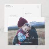 ミニマメリーリストHoliday photo ポストカード (正面/裏面)