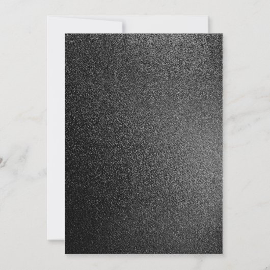 ミニマモダンはっきりしたリストの卒業発表キャップ 招待状 (裏面)