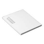 ミニマモダンはっきりしたリストプロフェッショナル ノートパッド (アングル)