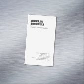 ミニマモダンはっきりしたリストプロフェッショナル マグネット名刺 (インサイチュ)