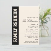 ミニマモダンはっきりしたリスト家庭懇親会 招待状 (スタンド正面)