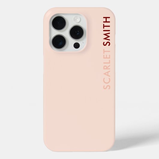 ミニマモダンエレガントシンプルリスト Case-Mate iPhoneケース (裏面)