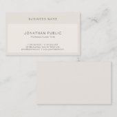 ミニマモダンエレガントリストテンプレートトレンディーカッコいい 名刺 (正面/裏面)