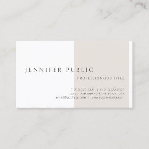 ミニマモダンエレガントリストテンプレートプロフェッショナル 名刺