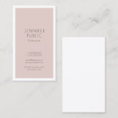 ミニマモダンエレガントリストデザインプロフェッショナル 名刺 (正面/裏面)