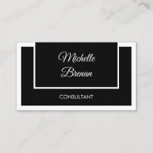 ミニマモダンエレガントリストブラック&ホワイト