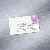 ミニマモダンエレガントリストプロフェッショナルカスタム マグネット名刺 (インサイチュ)