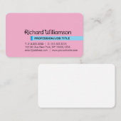 ミニマモダンエレガントリストプロフェッショナルカスタム 名刺 (正面/裏面)