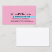 ミニマモダンエレガントリストプロフェッショナルカスタム 名刺 (正面/裏面)