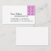 ミニマモダンエレガントリストプロフェッショナルカスタム 名刺 (正面/裏面)