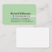 ミニマモダンエレガントリストプロフェッショナルカスタム 名刺 (正面/裏面)