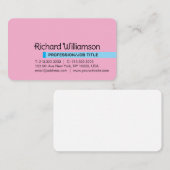 ミニマモダンエレガントリストプロフェッショナルカスタム 名刺 (正面/裏面)