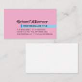 ミニマモダンエレガントリストプロフェッショナルカスタム 名刺 (正面/裏面)