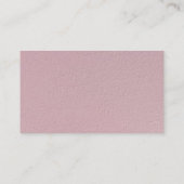 ミニマモダンエレガントリストプロフェッショナルテンプレート 名刺 (裏面)