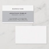 ミニマモダンエレガントリストプロフェッショナルデザイン 名刺 (正面/裏面)