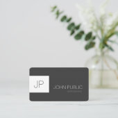 ミニマモダンエレガントリスト丸いコーナー 名刺 (スタンド正面)