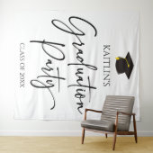 ミニマモダンエレガントリスト卒業党 タペストリー (インサイチュ(横))