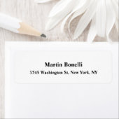 ミニマモダンエレガントリスト独占的 ラベル (インサイチュ)