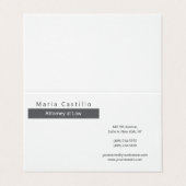 ミニマモダンエレガントリスト 名刺 (外部フラット)