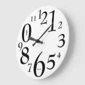 ミニマモダンエレガントルデザイン壁時計 ラージ壁時計 (傾斜)